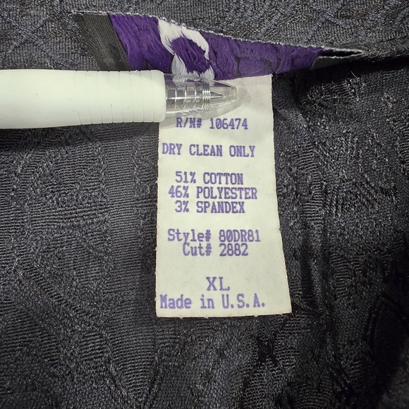 Morbid Threads Gothic Black Cathedral Cross Long Skirt Size XL Vampirecore Y2K - Picture 5 of 11